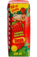 Limpa zemeņu sulas dzēriens
